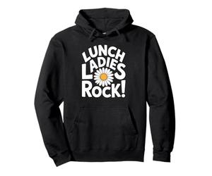 Retro Lunch Lady Squad School Cafeteria Workers Pullover Hoodie