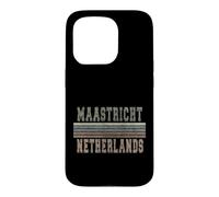 Retro Maastricht Netherlands Case for iPhone 15 Pro