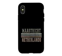 Retro Maastricht Netherlands Case for iPhone X/XS
