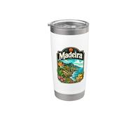 Retro Madeira Stainless Steel Insulated Tumbler