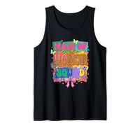 Retro Maid of Honor Squad Leopard Bride Wedding Bridesmaid Tank Top