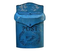 Retro Mailbox,Rural Mailboxes for Outside,Decor Antique Style,Nostalgic Charm for Home Door Garden Farmhouse House