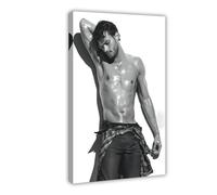 Retro Male Star Jamie Dornan 6 Canvas Poster Bedroom Decor Sports Landscape Office Room Decor Gift Frame 24x36inch Style