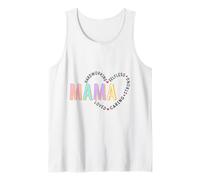 Retro Mama Hardworking Selfless Strong Loved Tank Top