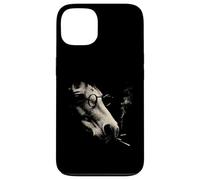 Retro Man Smoking Cigarette Glasses Art Vintage Style Case for iPhone 13
