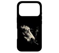 Retro Man Smoking Cigarette Glasses Art Vintage Style Case for iPhone 17 Pro