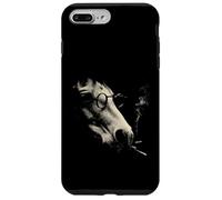 Retro Man Smoking Cigarette Glasses Art Vintage Style Case for iPhone 7 Plus/8 Plus