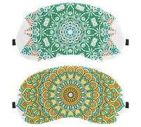 Retro Mandala Boho Indian Florals 2-Pack Light-Blocking Soft Breathable Eye Patch Sleeping Masks