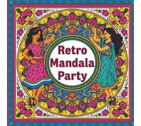 Retro Mandala Party: 25 Detailed Vintage-Style Mandala Coloring Pages