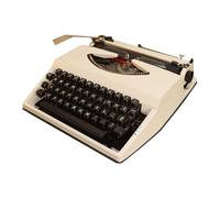 Retro Manual Typewriter - Classic Vintage Word Processor for Home Decor and Bookstore Furnishings - Perfect for Creating a Vintage Atmosphere