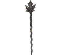 Retro Maple Leaf Hairpin Chinese Style, Made of Durable Acetic Acid hair stick -Quick application: its userfriendly design allows for quick and easy styling (Black hair pin stick -Gentle on scalp:...