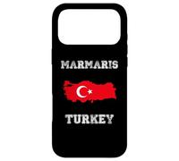 Retro Marmaris Turkey Distressed Turkey Flag Case for iPhone 17 Pro Max
