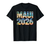Retro Maui 2026 Vacation Swim Trip Birthday Family Crew T-Shirt