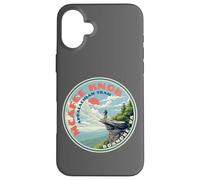 Retro McAfee Knob Appalachian Trail Roanoke Hiking Case for iPhone 16 Plus