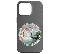 Retro McAfee Knob Appalachian Trail Roanoke Hiking Case for iPhone 16 Pro