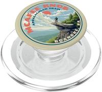 Retro McAfee Knob Appalachian Trail Roanoke Hiking PopSockets PopGrip for MagSafe