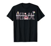 Retro Medical Speech Language Pathologist SLP Speech Therapy T-Shirt