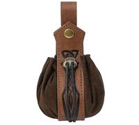 Retro Medieval Faux Leather Belt Pouches Purse Middle Ages Portable Coin Purse Belt Pouches LARP Renaissances Costumes