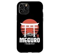 Retro Meguro Japan Torii Gate Japanese Kanji Tokyo Souvenir Case for iPhone 11 Pro