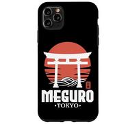 Retro Meguro Japan Torii Gate Japanese Kanji Tokyo Souvenir Case for iPhone 11 Pro Max
