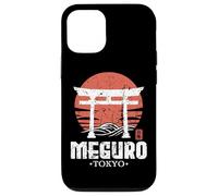 Retro Meguro Japan Torii Gate Japanese Kanji Tokyo Souvenir Case for iPhone 12/12 Pro