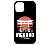 Retro Meguro Japan Torii Gate Japanese Kanji Tokyo Souvenir Case for iPhone 12/12 Pro