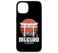 Retro Meguro Japan Torii Gate Japanese Kanji Tokyo Souvenir Case for iPhone 13