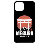 Retro Meguro Japan Torii Gate Japanese Kanji Tokyo Souvenir Case for iPhone 13
