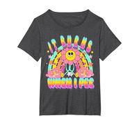 Retro Meme - It Burns When I Pee Funny Sarcastic Humor T-Shirt, Women's Plus, Dark Heather Grey, 4X