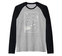 Retro Meow Gang Thug Cats Scratch Life Urban Art Raglan Baseball Tee