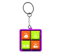 Retro Metal Alloy Key Ring Gadget Compact Mechanical Switch Wooden Fish Tester High Evaluation Desk Accessories, フリーサイズ