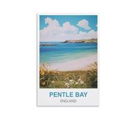 Retro Metal Aluminium Tin Sign Pentle Bay England Vintage Bar Club Cave Home Kitchen Wall Decor Rustic Metal Sign Funny Decor 30x30cm