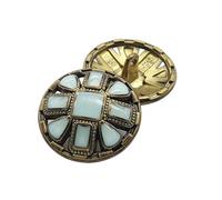 Retro Metal Buttons for Coats Cardigan Decorative Needlework Accessories Costume DIY Crafts Sewing Project 10pcs(D12-5,18mm)