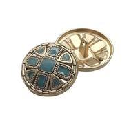 Retro Metal Buttons for Coats Cardigan Decorative Needlework Accessories Costume DIY Crafts Sewing Project 10pcs(D12-3,18mm)