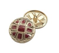 Retro Metal Buttons for Coats Cardigan Decorative Needlework Accessories Costume DIY Crafts Sewing Project 10pcs(D12-1,22mm)