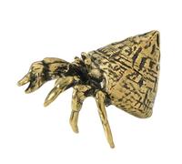 Retro Metal Decoration Rustproof Metal Sea Creature Statue Ornament for Shelf Mantel Table Centerpieces Bronze Shrimp