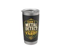 Retro Metal Detectorist Treasure Metal Detector Stainless Steel Insulated Tumbler