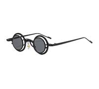 Retro Metal Frame Sunglasses Sun Protecting Light Weight for Travel Sports Enthusiasts Durability