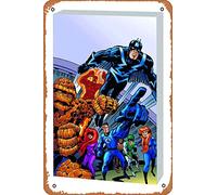 Retro Metal Sign - Essential Fantastic Four 4-2 Comic Book NM - Anime Metal Tin Sign film Poster for Music Cafe Bar Restaurant Supermarket Shop Film Gifts 8x12 Inches Plaque