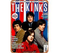 Retro Metal Sign - The Kinks Poster - 8 x 12 Inches Tin Sign for Home Bar Pub Garage Decor Gifts