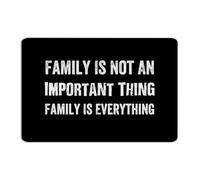 Retro Metal Signs Family Is Not An Important Thing Family Is Everything Wall Decor Garage Signs for Cabin Entryway Living Room Art Poster Gift for Restaurants 12x18 Inch