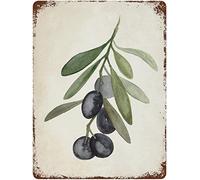 Retro Metal Tin Aluminium Signs For Decor Vintage Signs Retro Aluminum Tin Sign Kitchen Rustic Olive Kitchen Wall Decor Fun Decorative Sign For Home Kitchen Bar Room Garage Decor 5.5X8Inch