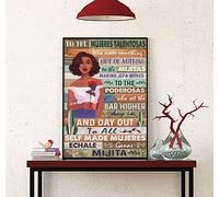 Retro Metal Tin Sign 8 X 12 Inches to The Mujeres Talentosas Who Make Something Out of Nothing to The Mijitas Making Jefa Moves Poster Or Latinx Wall Art Rustic Decor Funny Room Decor Aluminum Sign