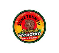 Retro Metal Tin Sign 8 X 8 Inches Juneteenth Freedom Wreath Sign Wreath Attachment Juneteenth Black History African Pride Diva Wreath Round Tin Sign Home Decoration Art Poster Nostalgic Tin Sign