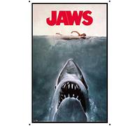 Retro Metal Tin Sign 8x12 inches JJaws Steven Spielberg Poster Retro Metal Sign Pulp Fiction Movie Poster Tin Sign