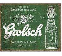 Retro Metal tin Sign Funny Grolsch Beer Excellence Sign For Home Cave Garage bar Wall Decoration Vintage Metal Sign 8 x 12 inch