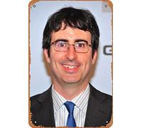 Retro Metal Tin Sign John Oliver At Arrivals For Comedy CentralS Night Of Too Many Stars An Overbooked Concert For Autism Education Home Bar Shop Decorations Coffee Vintage Sign Gift 8X12 Inch