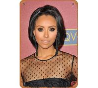 Retro Metal Tin Sign Kat Graham At Arrivals For Qvc Presents Red Carpet Style Pre-Oscars Party Home Bar Shop Decorations Coffee Vintage Sign Gift 8X12 Inch