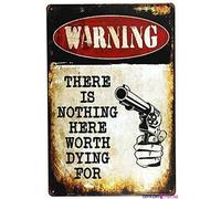 Retro metal tin sign No Trespassing,i Own Firearms and A Backhoe Iron Poster Art Wall Decor Hanging Painting Sign Exterior Home Cave Garage bar Wall Decoration Vintage Metal Aluminum Sign 8 x 12 inch