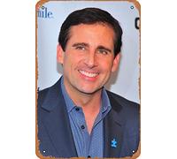 Retro Metal Tin Sign Steve Carell At Arrivals For Comedy CentralS Night Of Too Many Stars An Overbooked Concert For Autism Education Home Bar Shop Decorations Coffee Vintage Sign Gift 8X12 Inch
